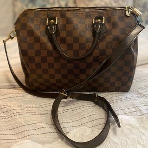 ✔️SOLD SOLD ✔️Louis Vuitton Damier Ebene Speedy Bandouliere 30
